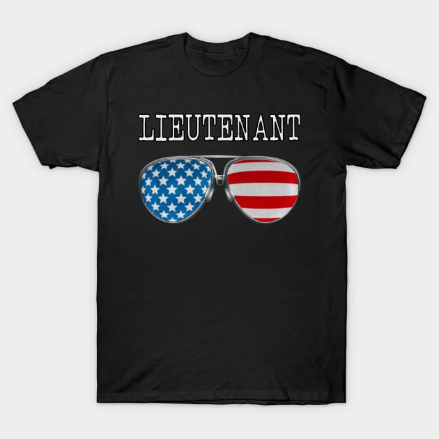 USA PILOT GLASSES LIEUTENANT T-Shirt by SAMELVES